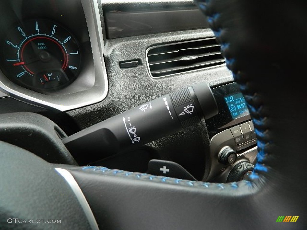 2010 Camaro LT/RS Coupe - Aqua Blue Metallic / Black photo #11