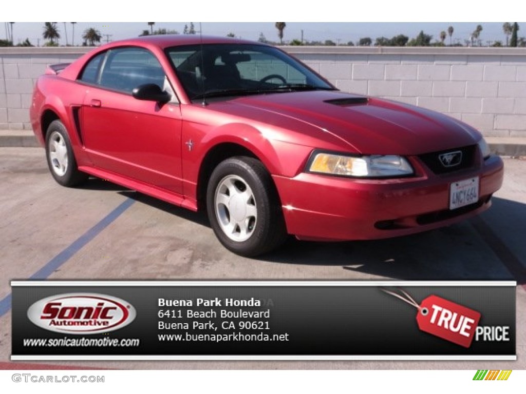 Laser Red Metallic Ford Mustang