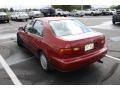 1993 Camellia Red Pearl Honda Civic EX Sedan  photo #3