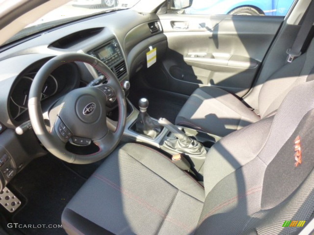 Carbon Black Interior 2014 Subaru Impreza WRX 4 Door Photo #86524866
