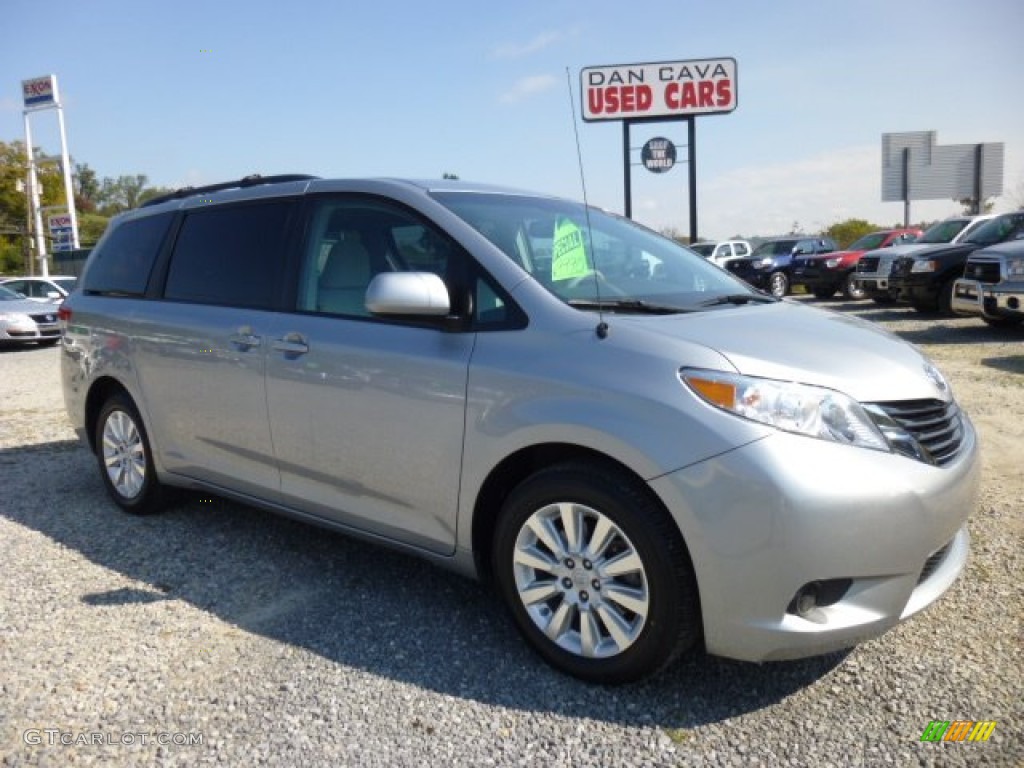 2011 Sienna LE AWD - Silver Sky Metallic / Light Gray photo #1