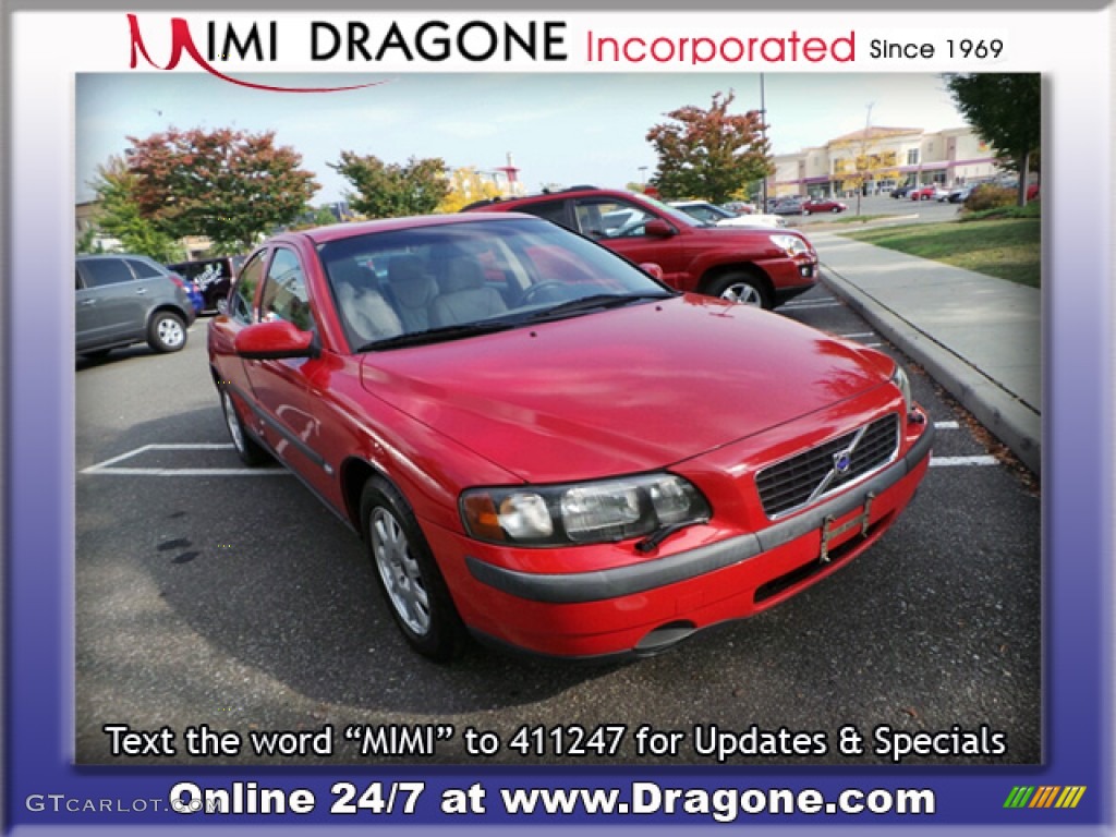 2002 S60 2.4 - Red / Graphite photo #6
