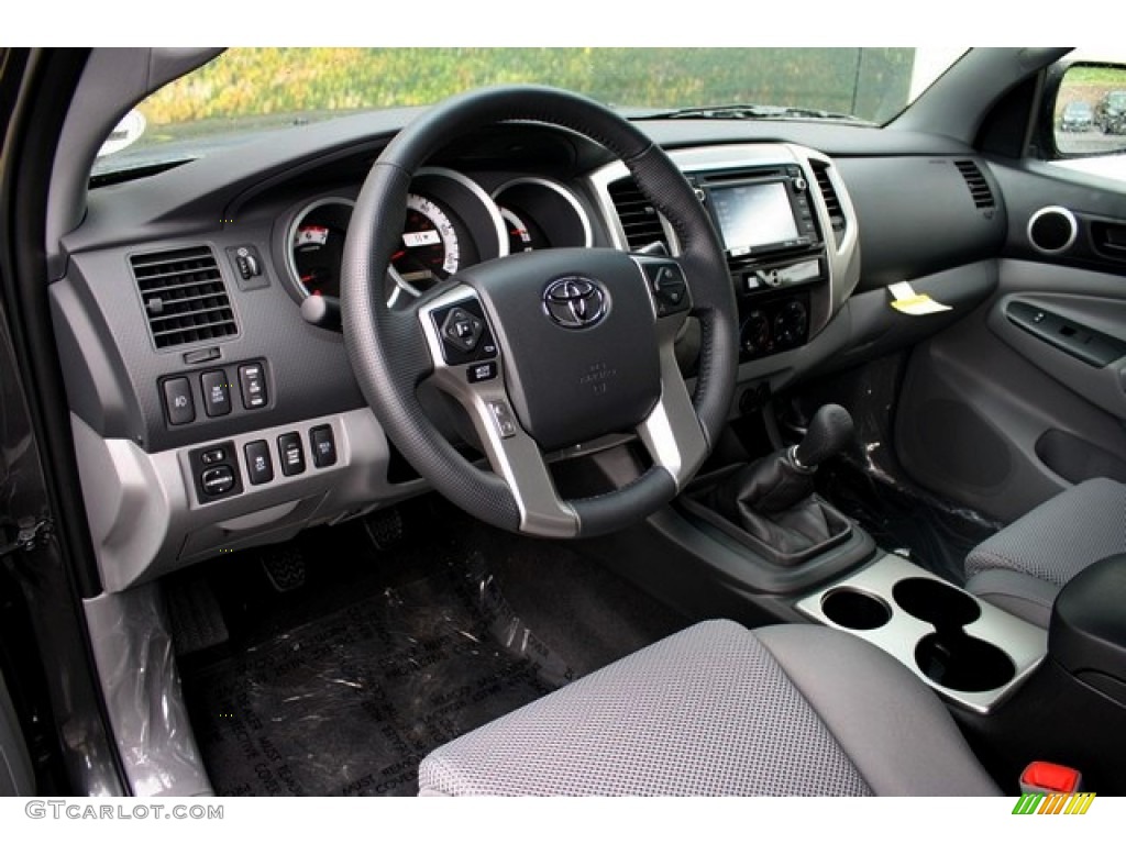 Graphite Interior 2014 Toyota Tacoma V6 TRD Access Cab 4x4 Photo #86525218