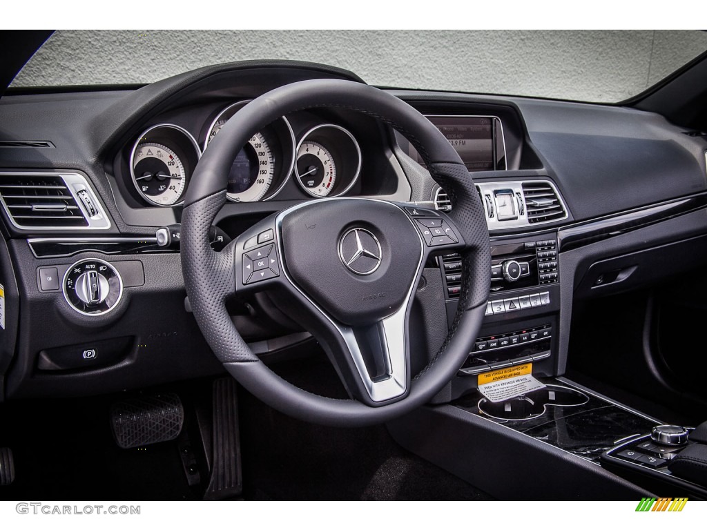 2014 E 350 Cabriolet - Black / Black photo #5