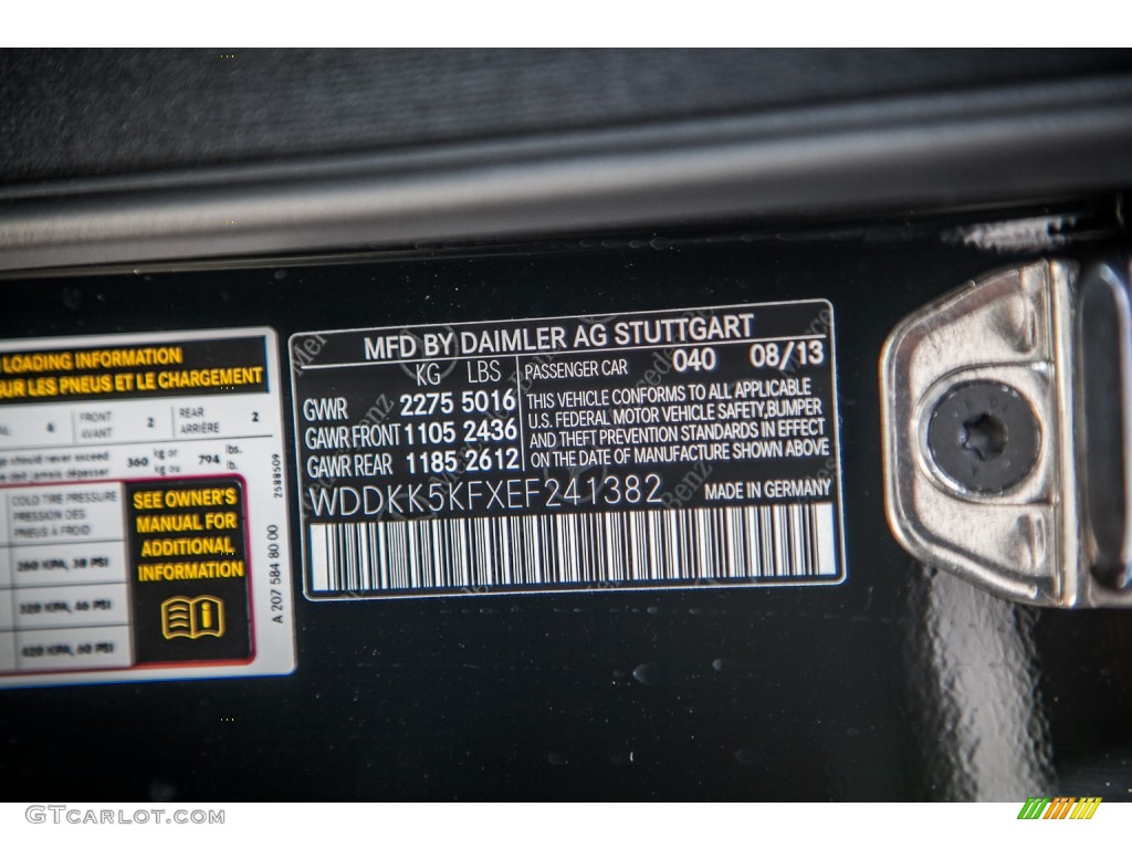 2014 E 350 Cabriolet - Black / Black photo #7