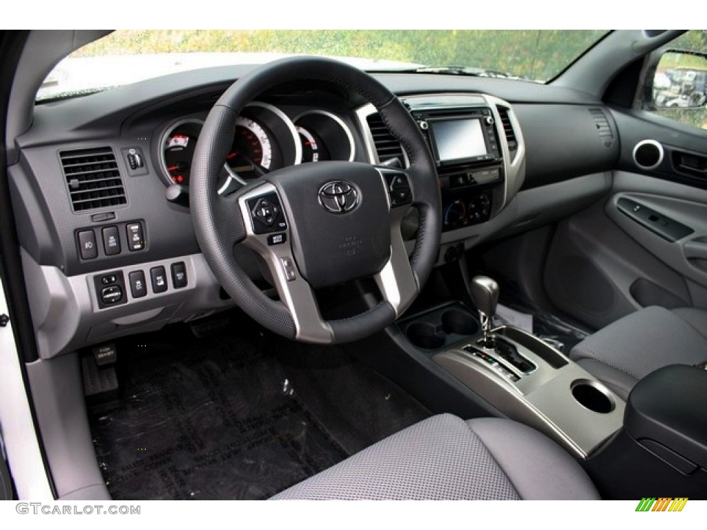 Graphite Interior 2014 Toyota Tacoma V6 TRD Double Cab 4x4 Photo #86525995