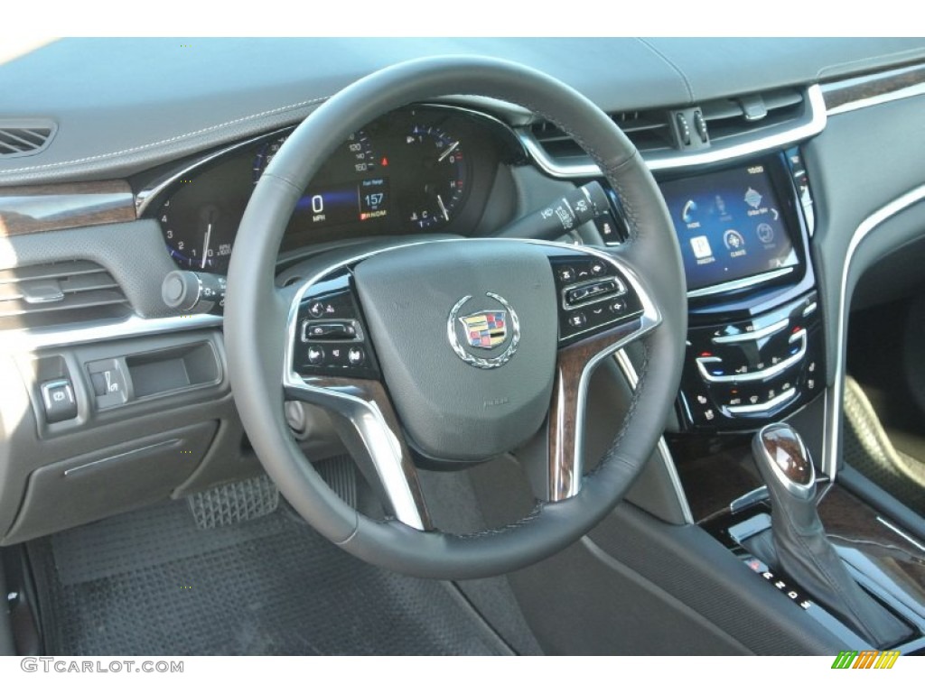 2014 Cadillac XTS Luxury FWD Jet Black Dashboard Photo #86527782