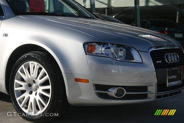 2006 A4 3.2 quattro Sedan - Light Silver Metallic / Platinum photo #39