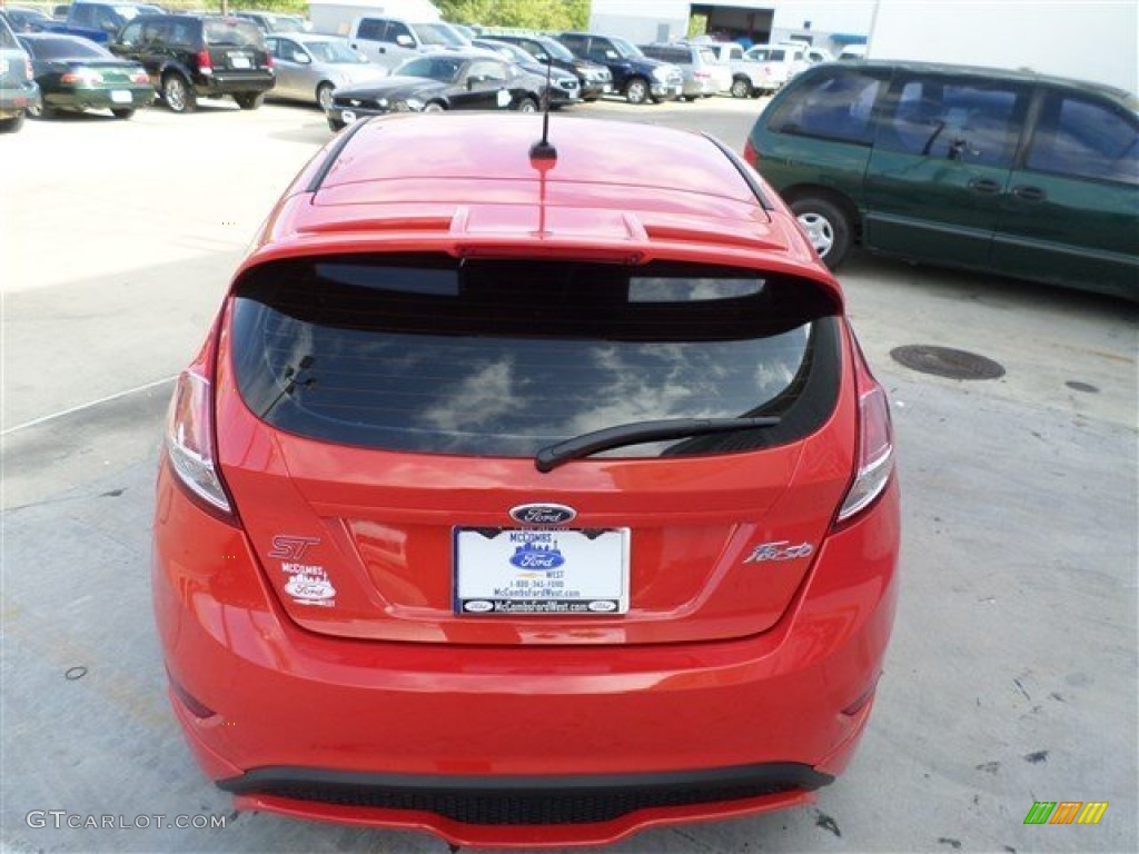 2014 Fiesta ST Hatchback - Molten Orange / ST Charcoal Black photo #4