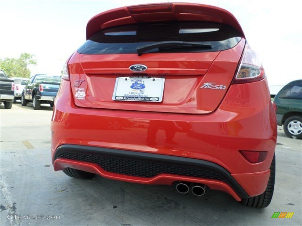 2014 Fiesta ST Hatchback - Molten Orange / ST Charcoal Black photo #5