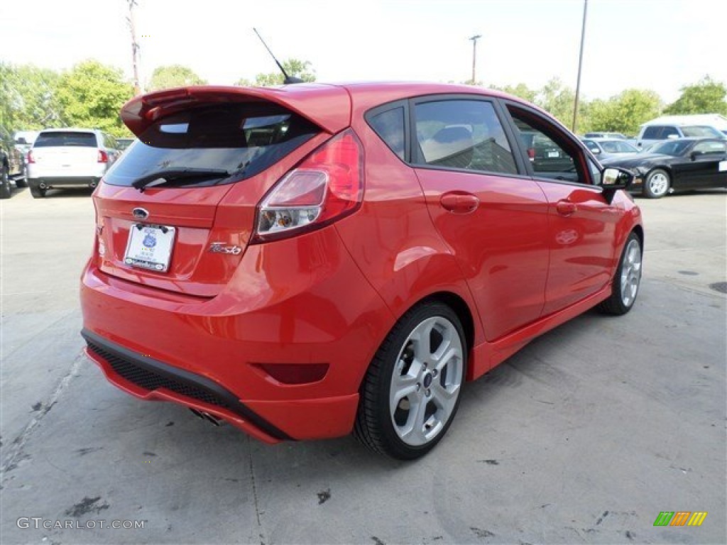 2014 Fiesta ST Hatchback - Molten Orange / ST Charcoal Black photo #6