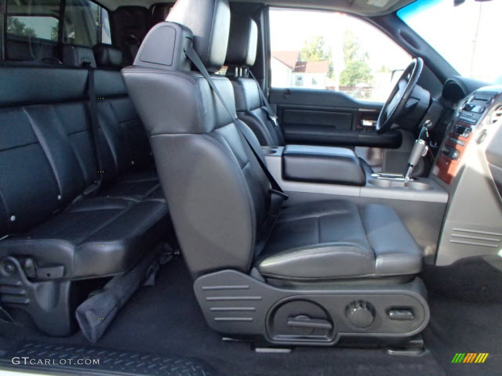 2006 F150 Lariat SuperCab 4x4 - Oxford White / Black photo #8