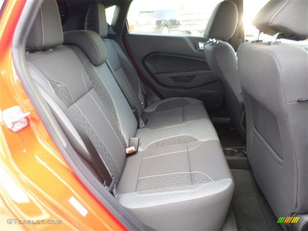 ST Charcoal Black Interior 2014 Ford Fiesta ST Hatchback Photo #86528634