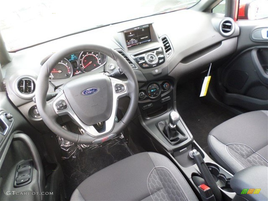 St Charcoal Black Interior 2014 Ford Fiesta St Hatchback