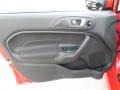ST Charcoal Black 2014 Ford Fiesta ST Hatchback Door Panel