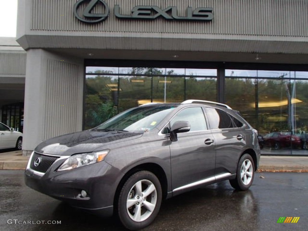 2010 RX 350 AWD - Truffle Brown Mica / Black/Brown Walnut photo #1