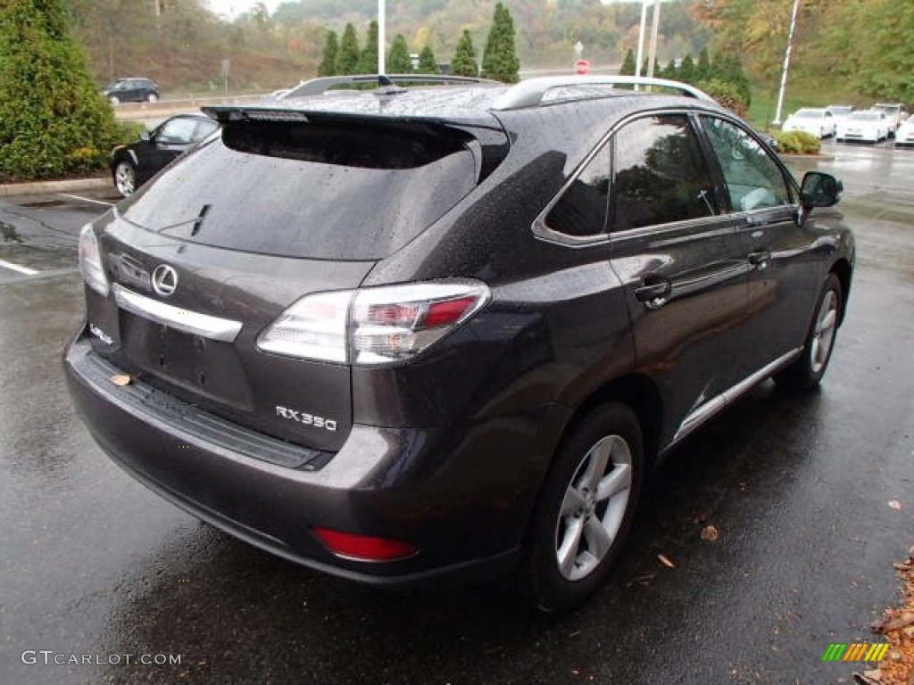 2010 RX 350 AWD - Truffle Brown Mica / Black/Brown Walnut photo #5