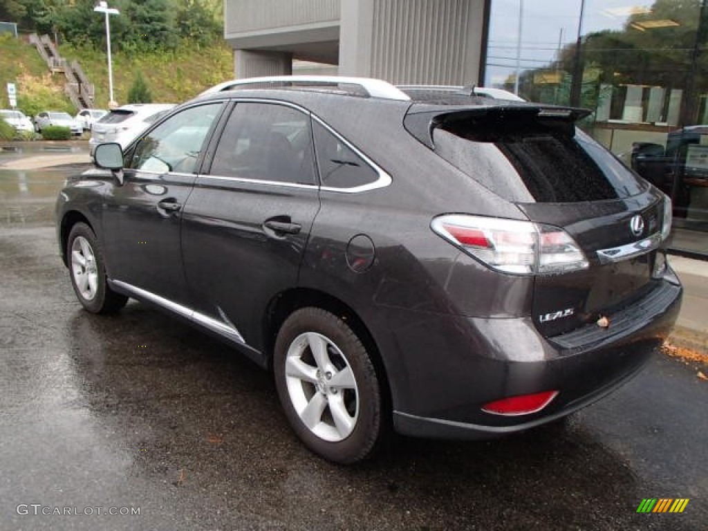 2010 RX 350 AWD - Truffle Brown Mica / Black/Brown Walnut photo #7