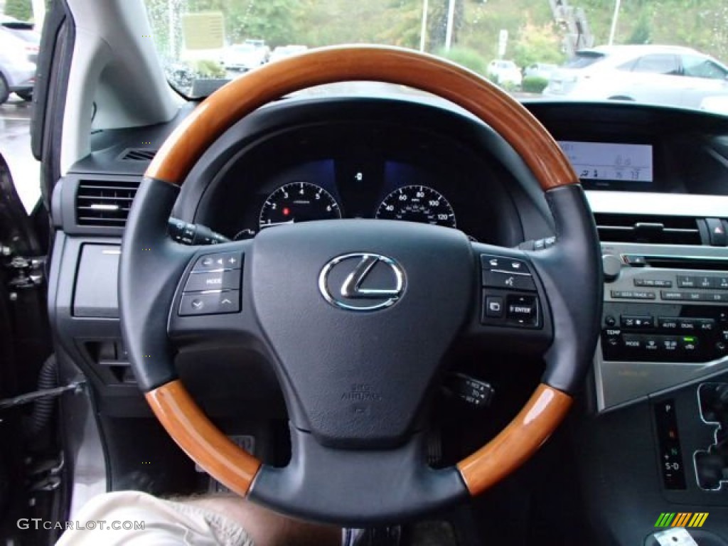 2010 RX 350 AWD - Truffle Brown Mica / Black/Brown Walnut photo #18