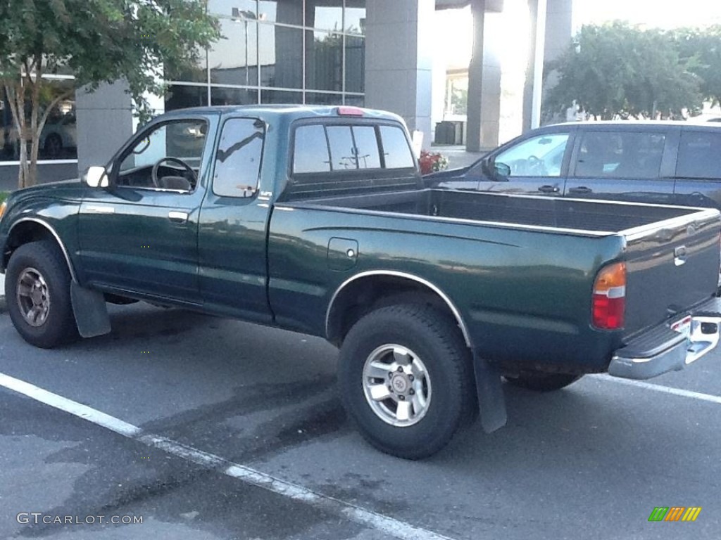 2000 Tacoma V6 PreRunner Extended Cab - Imperial Jade Green Mica / Gray photo #4