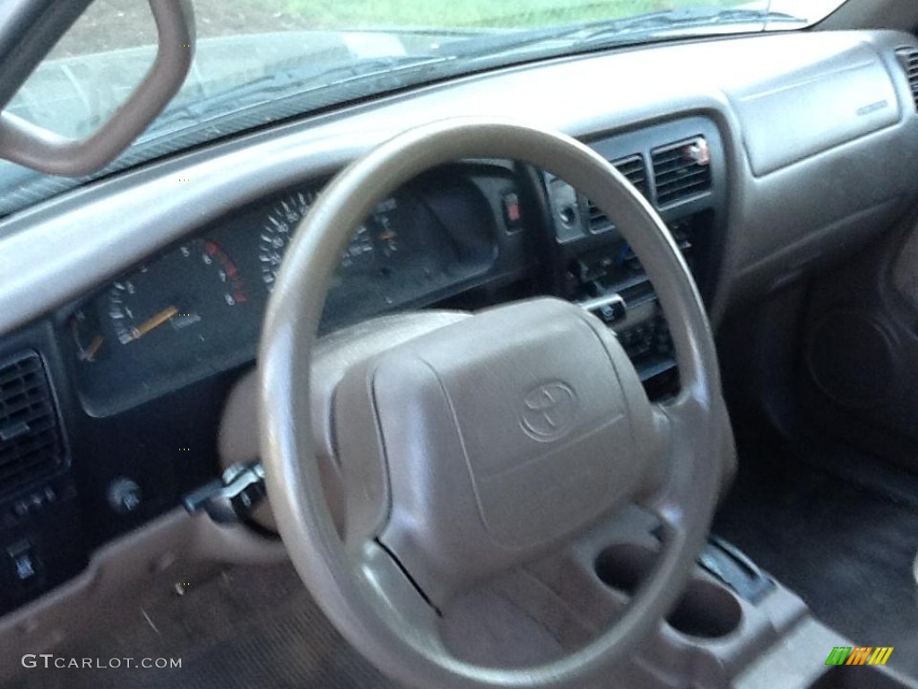 2000 Tacoma V6 PreRunner Extended Cab - Imperial Jade Green Mica / Gray photo #7