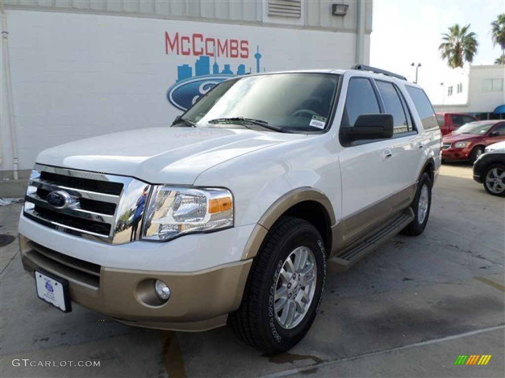 2014 Expedition XLT - Oxford White / Camel photo #1