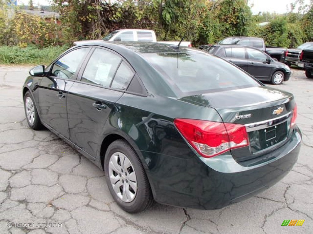 2014 Cruze LS - Rainforest Green Metallic / Jet Black/Medium Titanium photo #6