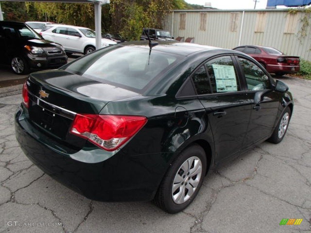 2014 Cruze LS - Rainforest Green Metallic / Jet Black/Medium Titanium photo #8