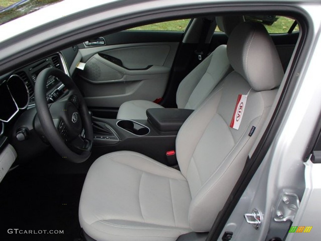 Gray Interior 2014 Kia Optima LX Photo #86531619