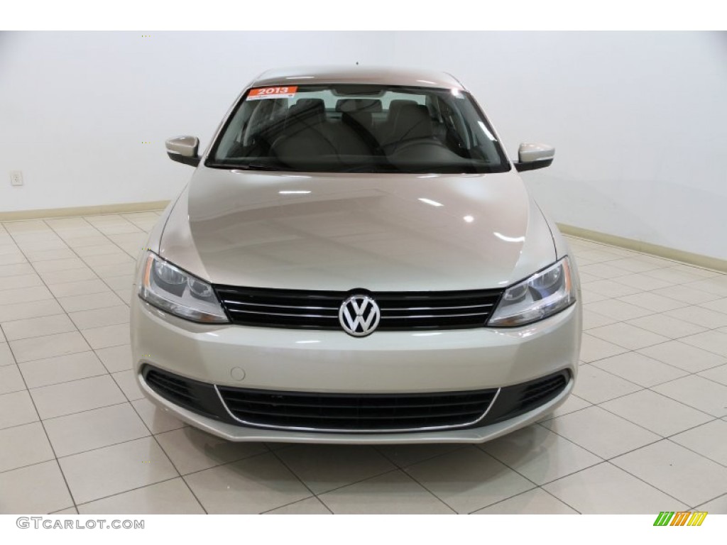 2013 Jetta TDI Sedan - Moonrock Silver Metallic / Titan Black photo #2