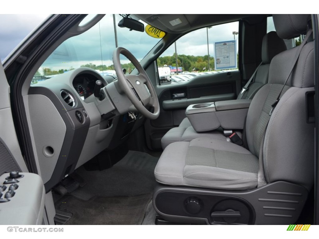 2005 F150 XLT SuperCab - Aspen Green Metallic / Medium Flint Grey photo #9