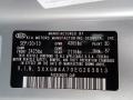 3D: Bright Silver 2014 Kia Optima LX Color Code