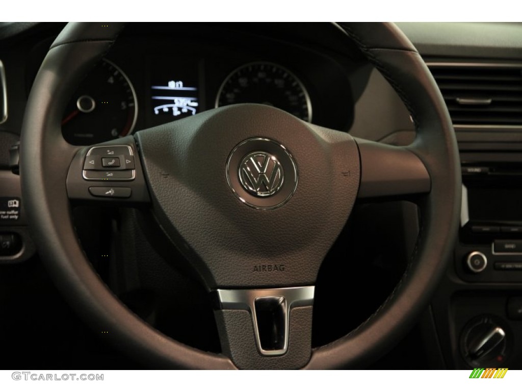 2013 Jetta TDI Sedan - Moonrock Silver Metallic / Titan Black photo #6