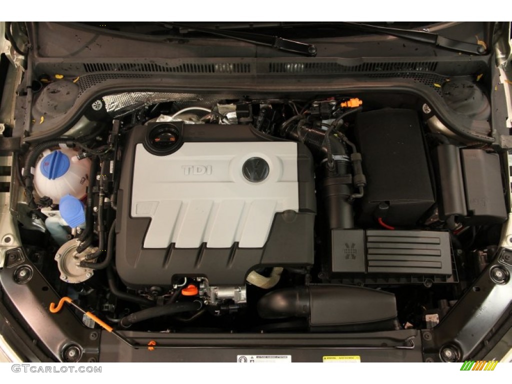 2013 Jetta TDI Sedan - Moonrock Silver Metallic / Titan Black photo #14