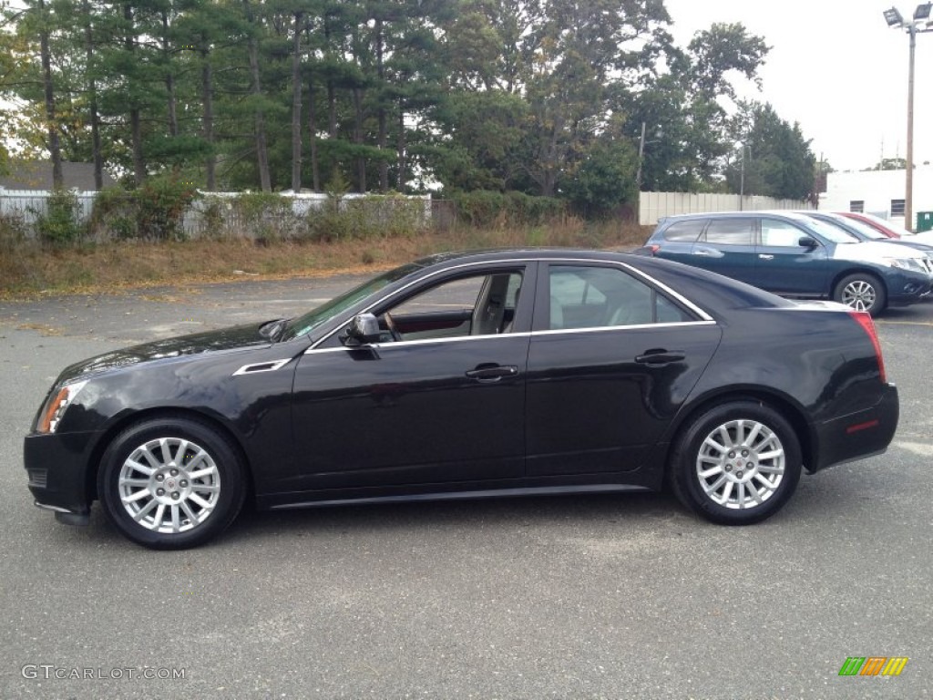 Black Diamond Tricoat 2012 Cadillac CTS 3.0 Sedan Exterior Photo #86532138