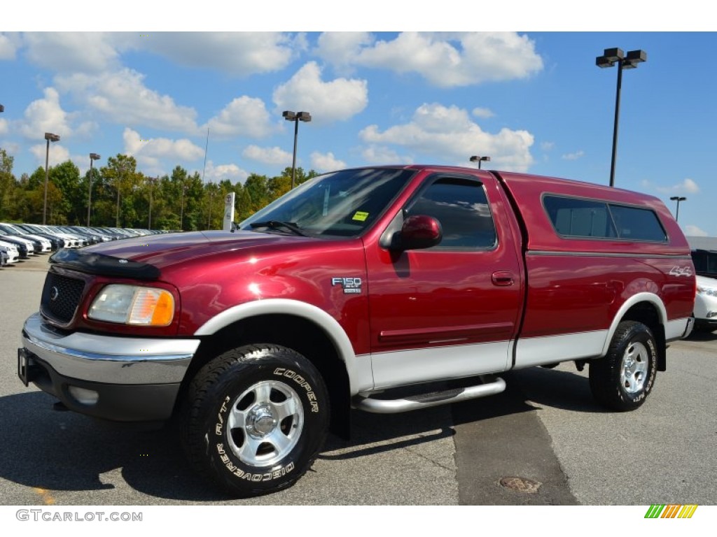 Toreador Red Metallic 2003 Ford F150 XLT Regular Cab 4x4 Exterior Photo #86532273