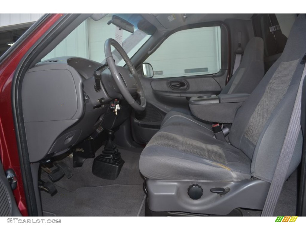 2003 F150 XLT Regular Cab 4x4 - Toreador Red Metallic / Dark Graphite Grey photo #9