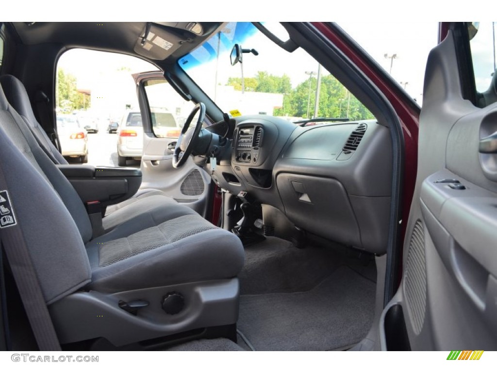 2003 F150 XLT Regular Cab 4x4 - Toreador Red Metallic / Dark Graphite Grey photo #11