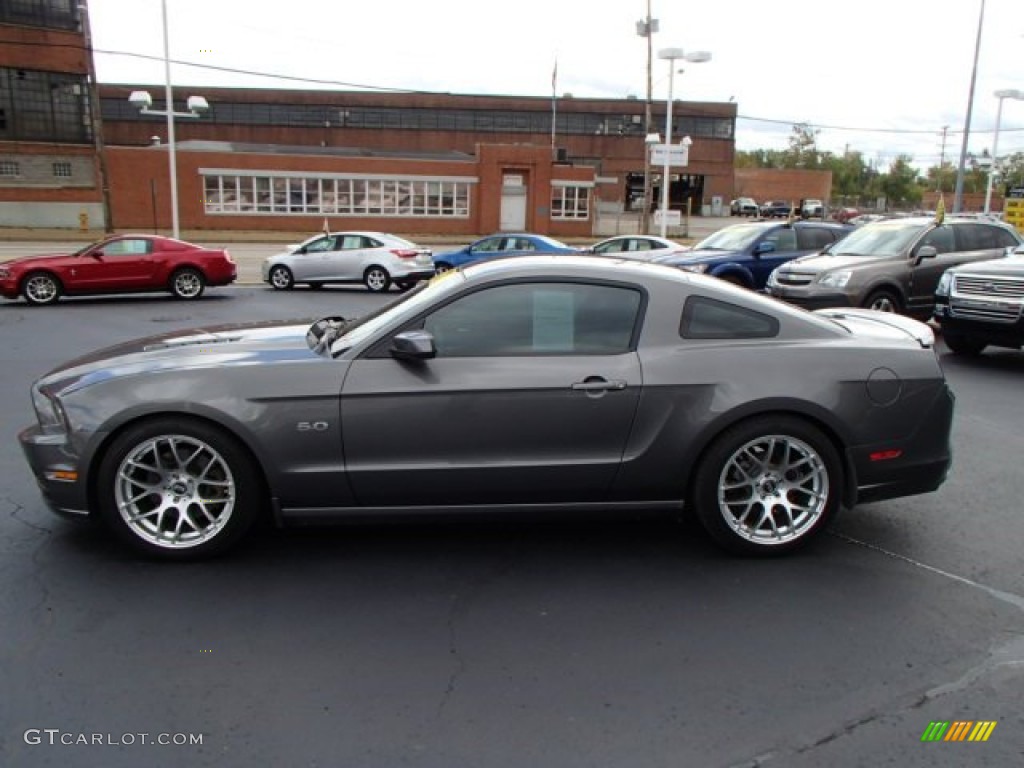 2013 Mustang GT Premium Coupe - Sterling Gray Metallic / Charcoal Black photo #5