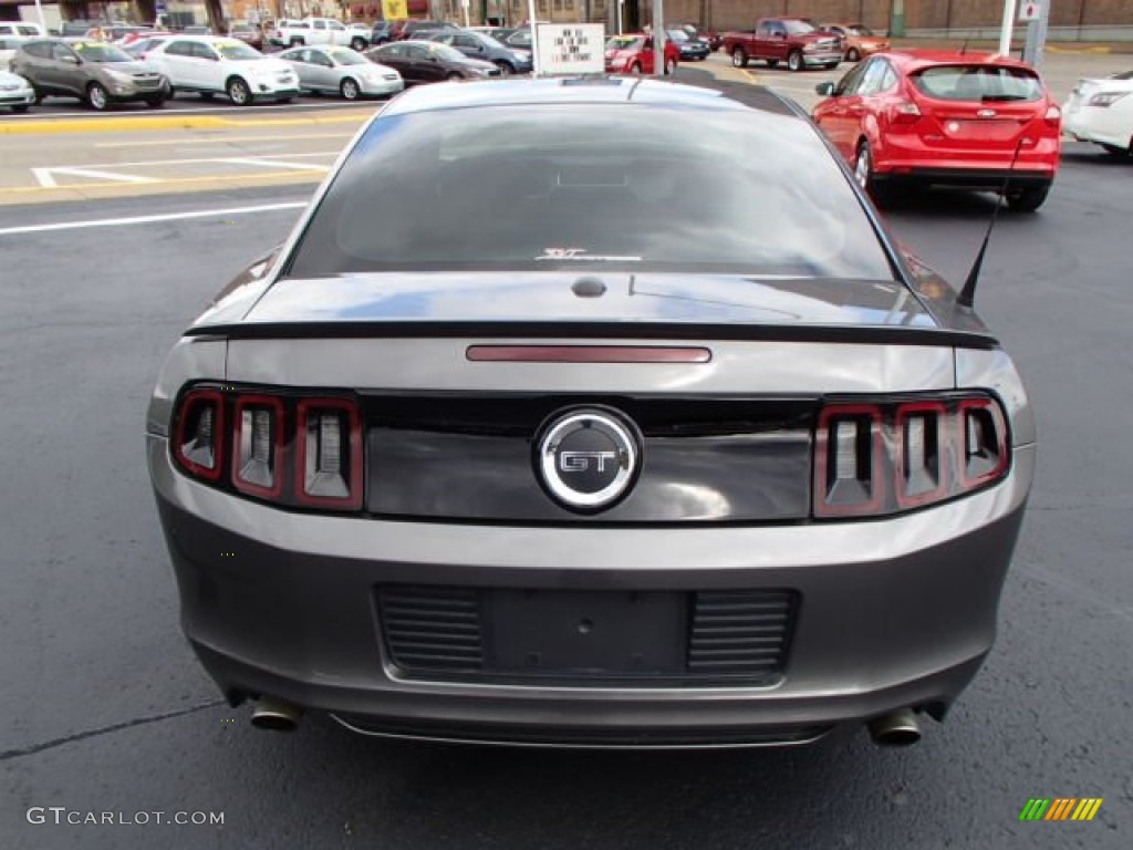 2013 Mustang GT Premium Coupe - Sterling Gray Metallic / Charcoal Black photo #7