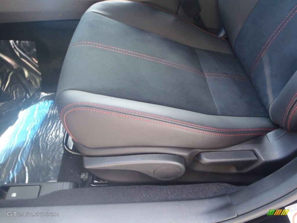 STI Black Alcantara/ Carbon Black Leather Interior 2014 Subaru Impreza WRX STi 5 Door Photo #86533119