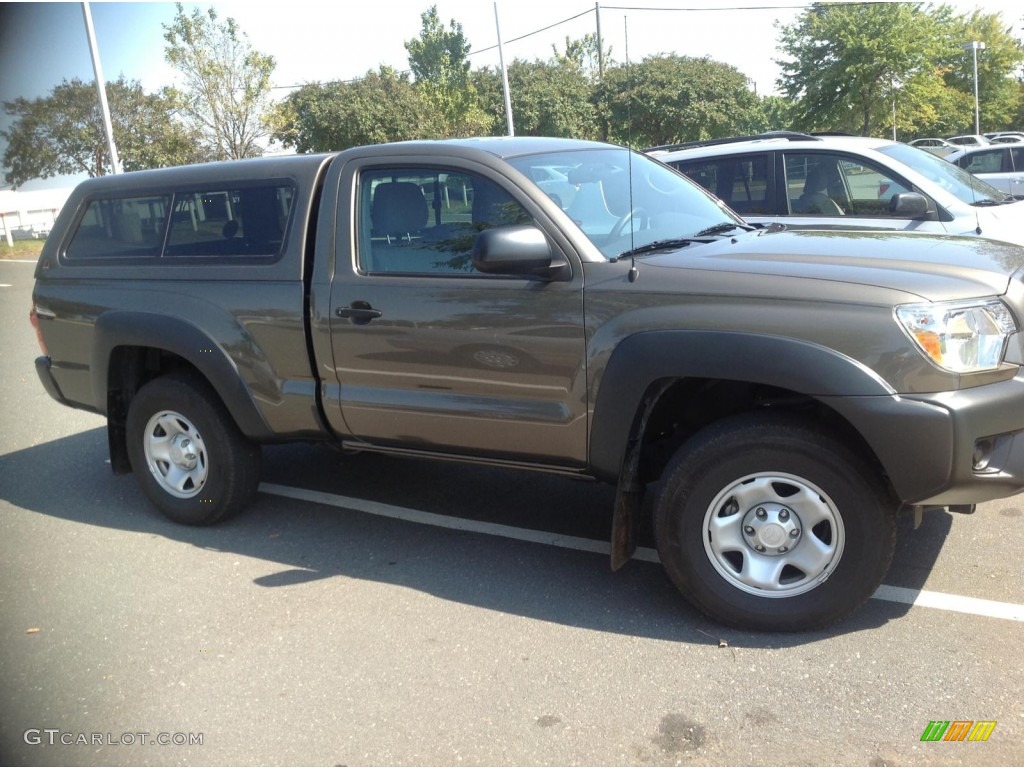 2012 Tacoma Regular Cab 4x4 - Pyrite Mica / Graphite photo #2