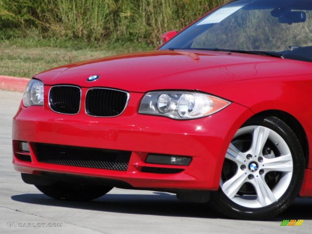 2008 1 Series 128i Convertible - Crimson Red / Savanna Beige photo #37