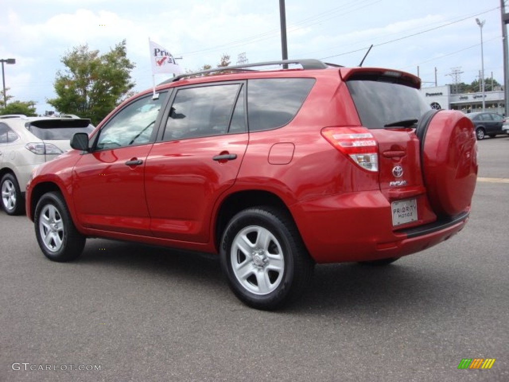 2011 RAV4 I4 - Barcelona Red Metallic / Ash photo #4