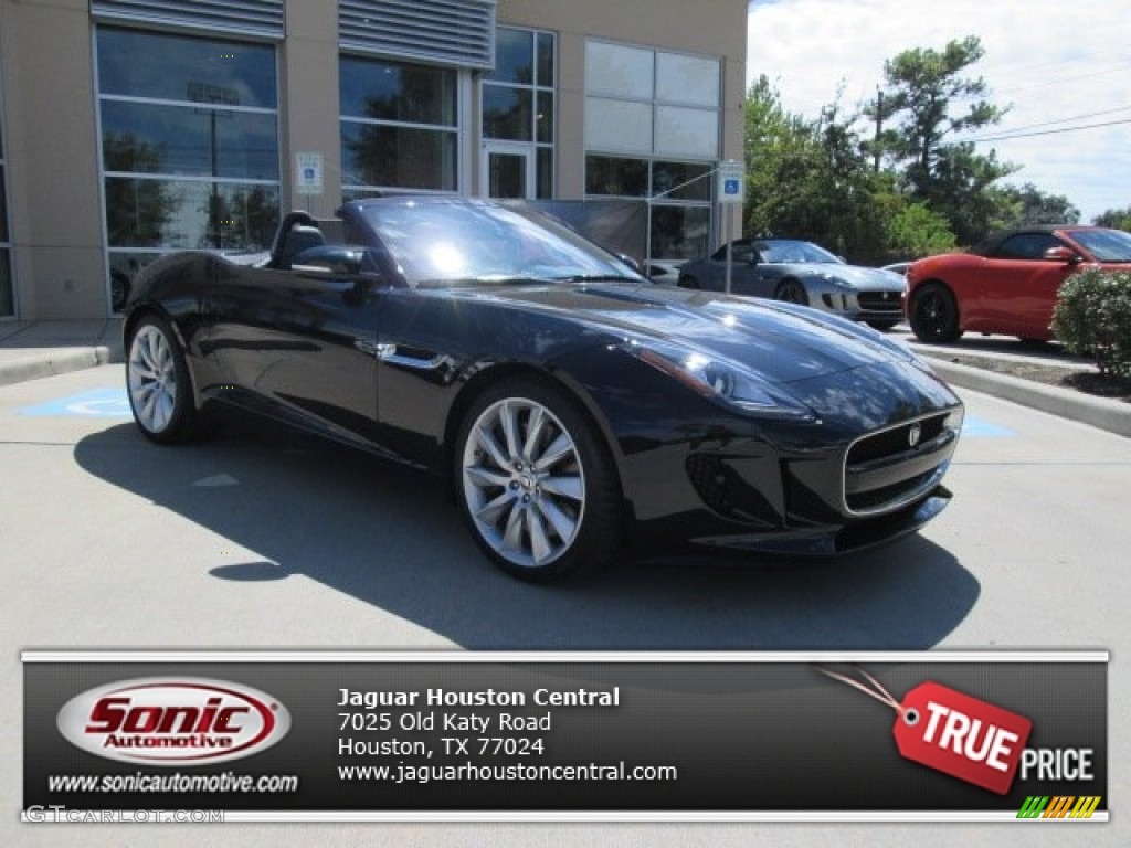 2014 F-TYPE S - Ultimate Black Metallic / Jet photo #1