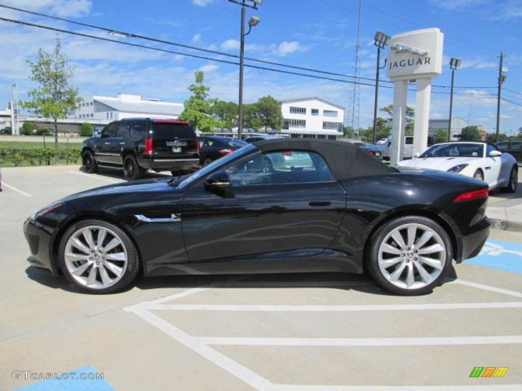 2014 F-TYPE S - Ultimate Black Metallic / Jet photo #4