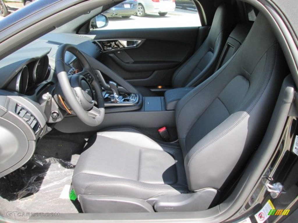 2014 F-TYPE S - Ultimate Black Metallic / Jet photo #10