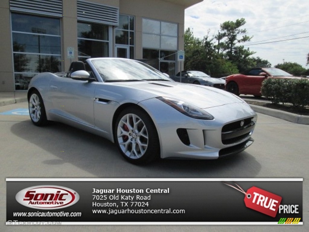 2014 F-TYPE S - Rhodium Silver Metallic / Jet photo #1