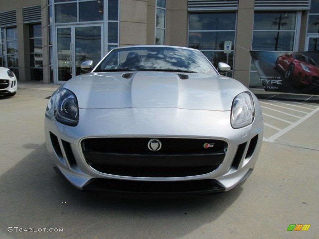 Rhodium Silver Metallic 2014 Jaguar F-TYPE S Exterior Photo #86535453