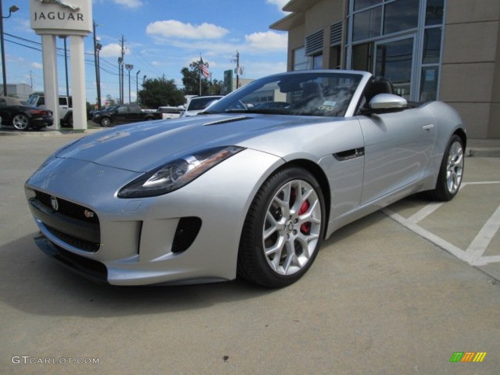 Rhodium Silver Metallic 2014 Jaguar F-TYPE S Exterior Photo #86535477